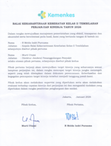 Perjanjian Kinerja Tahun 2026